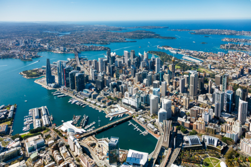 Aerial View of Sydney - Australian Stock Image