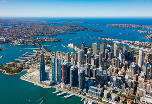 Aerial View of Sydney - Australian Stock Image