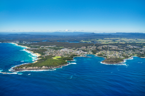 Aerial view of Ulladulla, NSW - Australian Stock Image