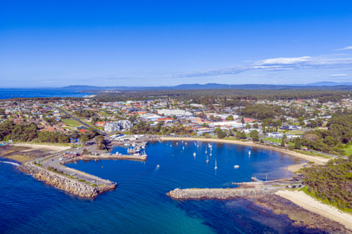 Aerial view of Ulladulla, NSW - Australian Stock Image