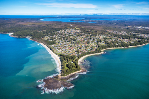 Aerial view of Vincentia, NSW. - Australian Stock Image