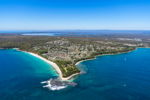 Aerial view of Vincentia, NSW. - Australian Stock Image