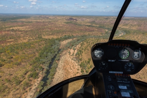 Aerial view over Nitmiluk (Katherine) Gorge - Australian Stock Image