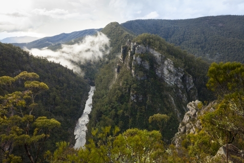 Alum Cliffs - Tasmania - Australian Stock Image