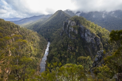Alum Cliffs - Tasmania - Australian Stock Image