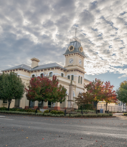 An historic post office building in a small country town - Australian Stock Image