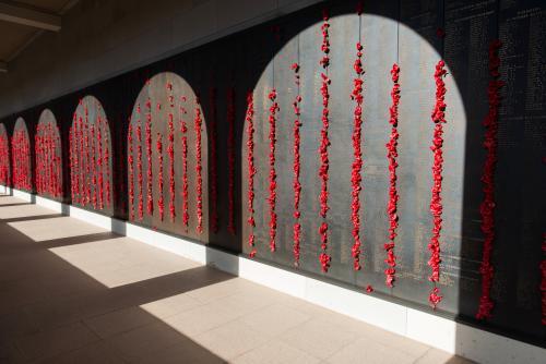 ANZAC DAY at the Australian War Memorial - Australian Stock Image