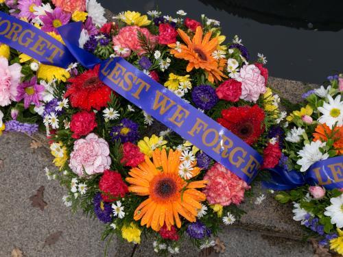 ANZAC Day wreaths - Australian Stock Image
