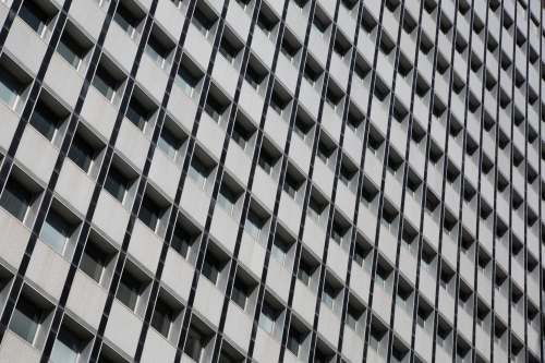 architecture of windows of a building - Australian Stock Image