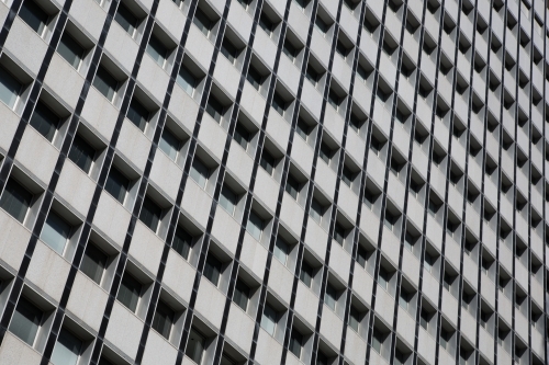 architecture of windows of a building