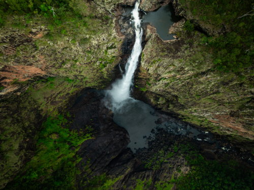 Australia largest single drop waterfall, Wallaman Falls - Australian Stock Image
