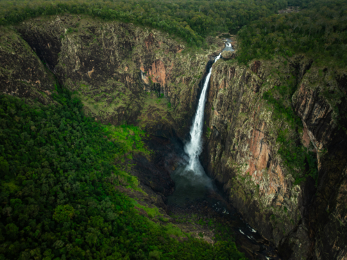 Australia largest single drop waterfall, Wallaman Falls - Australian Stock Image