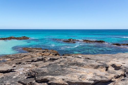 Australian beach in the summer - Australian Stock Image