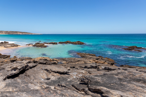 Australian beach in the summer - Australian Stock Image