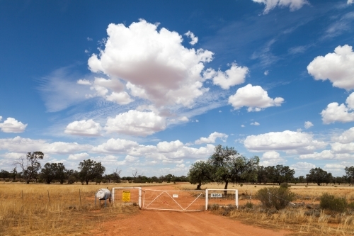 Australian outback landscape - Australian Stock Image
