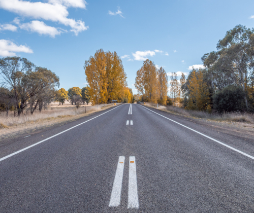 Autumn colour in New England - Australian Stock Image