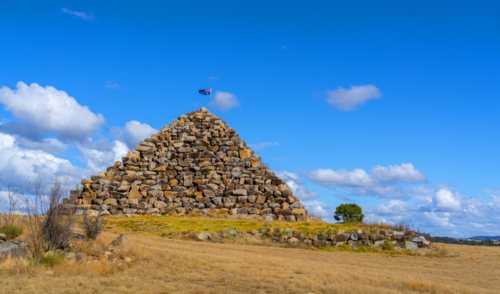Ballandean, Queensland, Australia - Ballandean Pyramid tourist attraction - Australian Stock Image