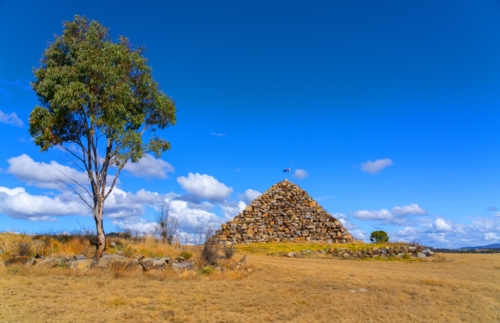 Ballandean, Queensland, Australia - Ballandean Pyramid tourist attraction - Australian Stock Image