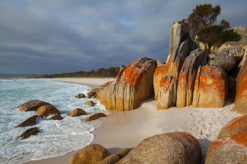 Bay of Fires - Tasmania - Australian Stock Image