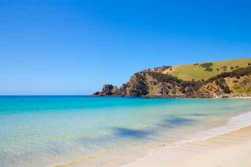 Beach paradise on Kangaroo Island, South Australia - Australian Stock Image