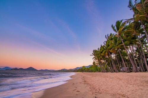 Beach shore at sunset - Australian Stock Image