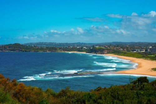 beach with ocean pool - Australian Stock Image