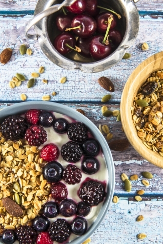 Berries for Breakfast - Australian Stock Image