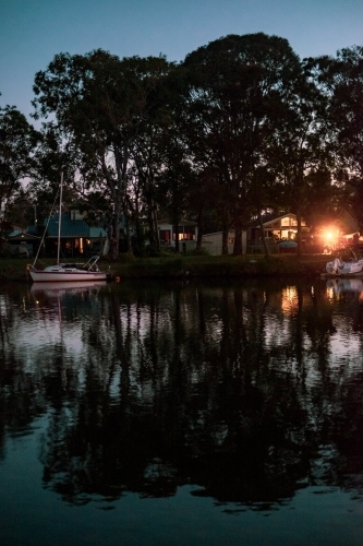 blue hour at the central coast - Australian Stock Image
