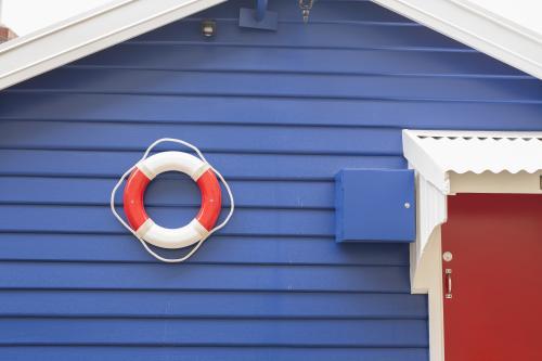 Boat House Facade - Australian Stock Image