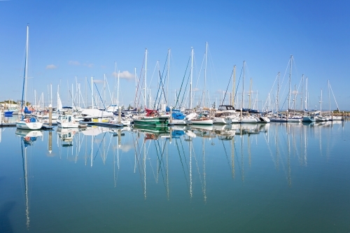 Boats in the Marina - Australian Stock Image
