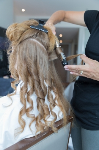Bridal preparation - Australian Stock Image