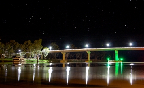 Bridge over Murray River - Australian Stock Image