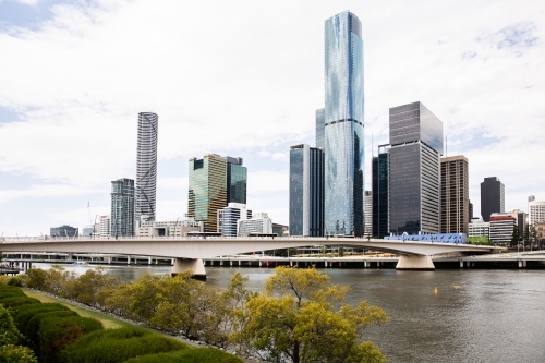 Brisbane City high rise buildings and Brisbane River
