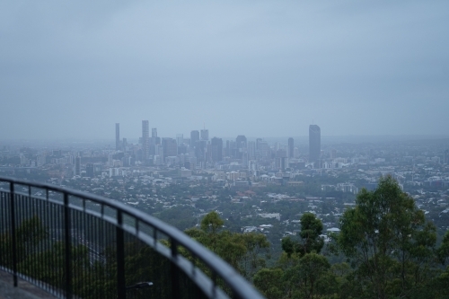 Brisbane view from Mt Cootha Lookout