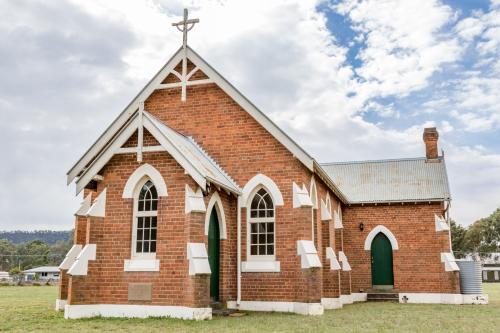 Broke Fordwich Country Church - Australian Stock Image