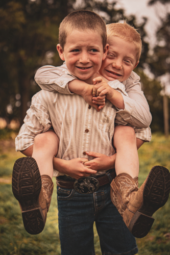 Brothers - Australian Stock Image