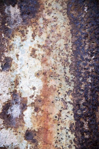 Brown rust detail - Australian Stock Image
