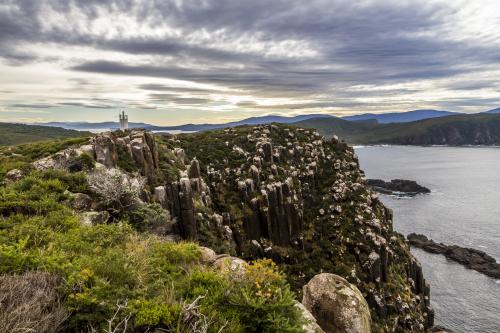Bruny Island Rocky Seascape - Australian Stock Image