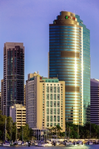 Buildings in Brisbane CBD - Australian Stock Image