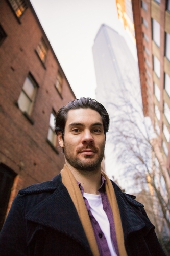 Businessman in Melbourne City - Australian Stock Image