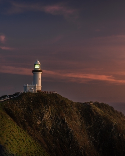 Byron Bay lighthouse an sunrise