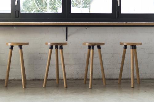 Cafe Bar Stools - Australian Stock Image
