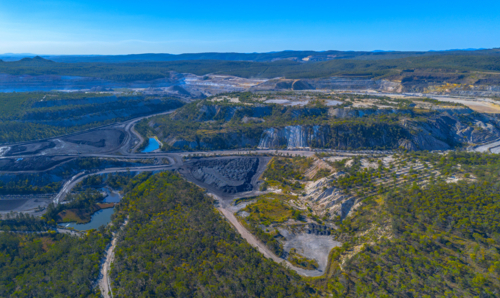 Callide Coal Mine Near Biloela, Queensland, Australia - Australian Stock Image