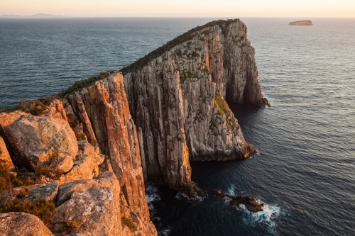 Cape Huay - Tasman National Park - Tasmania - Australian Stock Image