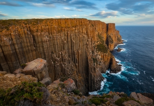Cape Raoul - Tasman National Park - Tasmania - Australian Stock Image