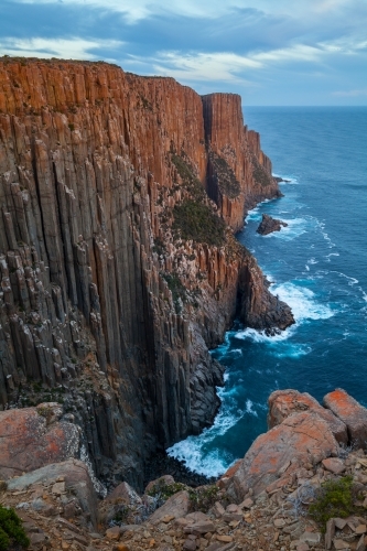 Cape Raoul - Tasman National Park - Tasmania - Australian Stock Image
