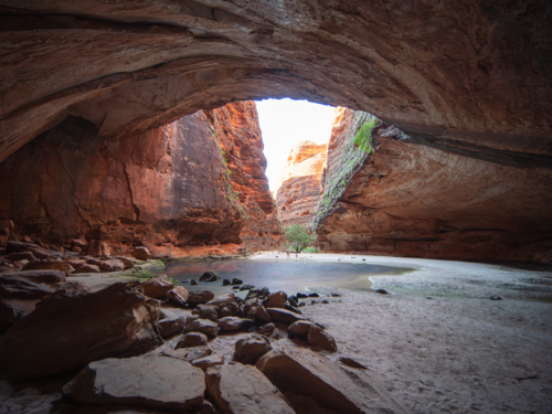 Cathedral Gorge, Purnululu National Park - Australian Stock Image