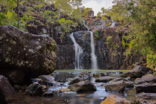 Cedar Creek Falls - Australian Stock Image
