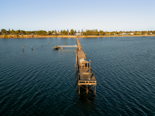 Ceduna jetty - Australian Stock Image