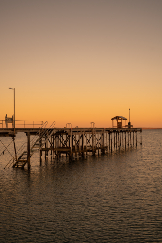 Ceduna jetty - Australian Stock Image